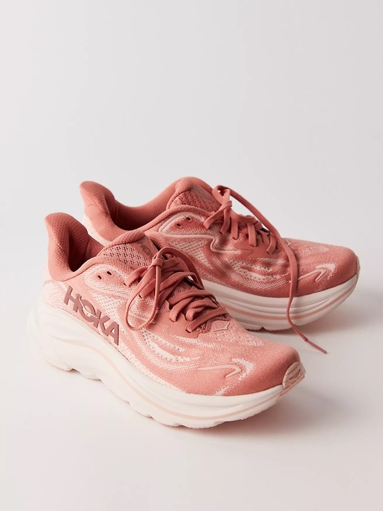 Hoka Shoes - NIB Anthropologie HOKA Clifton 10 Sneakers in Blush Latte Size Women’s 6